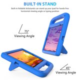 Kids Tablet Case Fit for iPad 10.2 inch 9th 8th 7th Generation, TSV Tablets Stand with Handle, Shockproof Anti Scratch Rugged Protective Cover Holder Fit for Apple iPad 10.2"